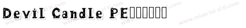 Devil Candle PE字体转换